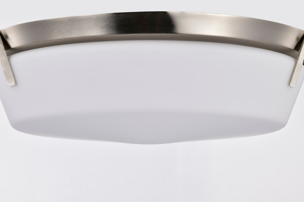 Rowen Four Light Flush Mount in Brushed Nickel