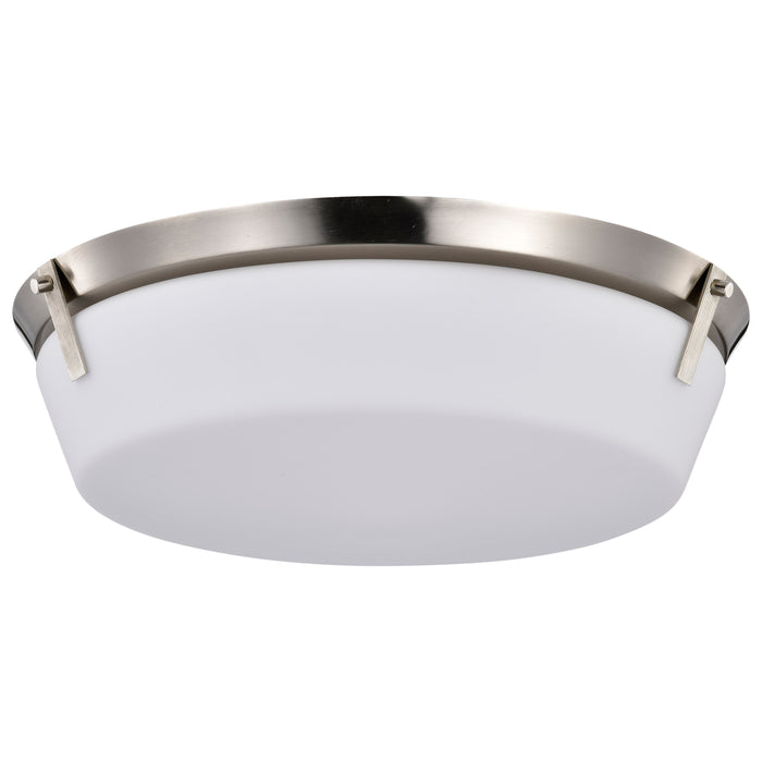 Rowen Four Light Flush Mount in Brushed Nickel