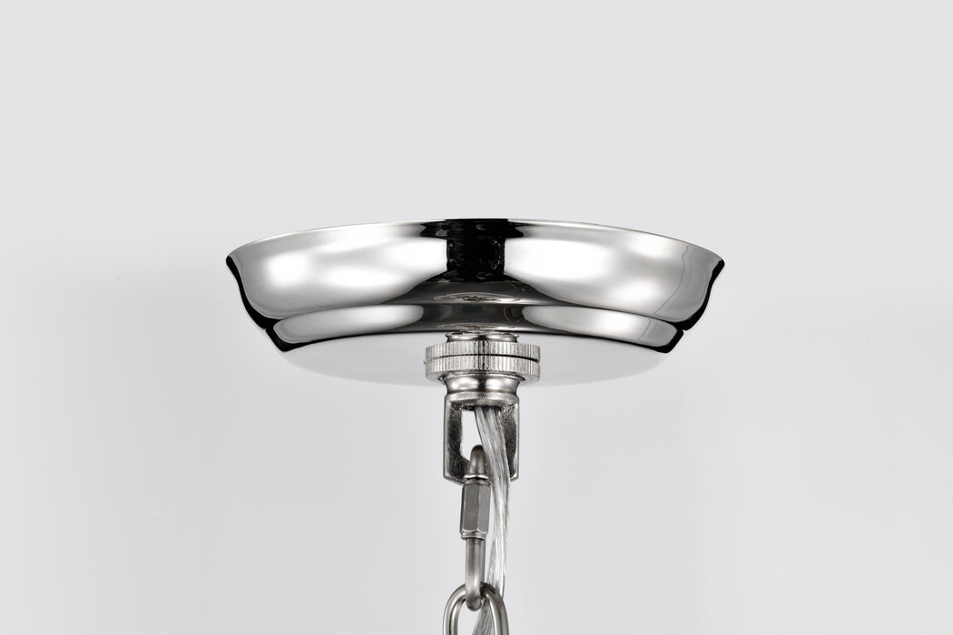 Amado Three Light Pendant in Polished Nickel