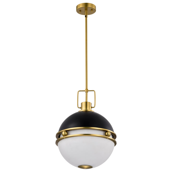 Everton Two Light Pendant in Matte Black