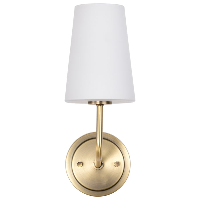 Cordello One Light Wall Sconce in Vintage Brass