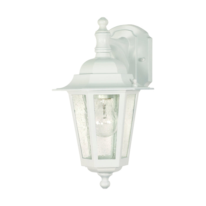 Cornerstone One Light Outdoor Wall Lantern in White