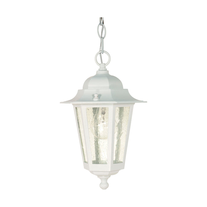 Cornerstone One Light Hanging Lantern in White