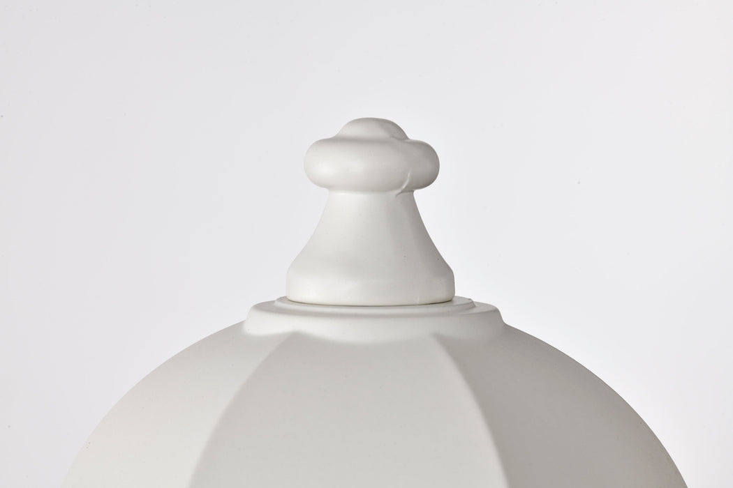 Cornerstone One Light Post Lantern in White