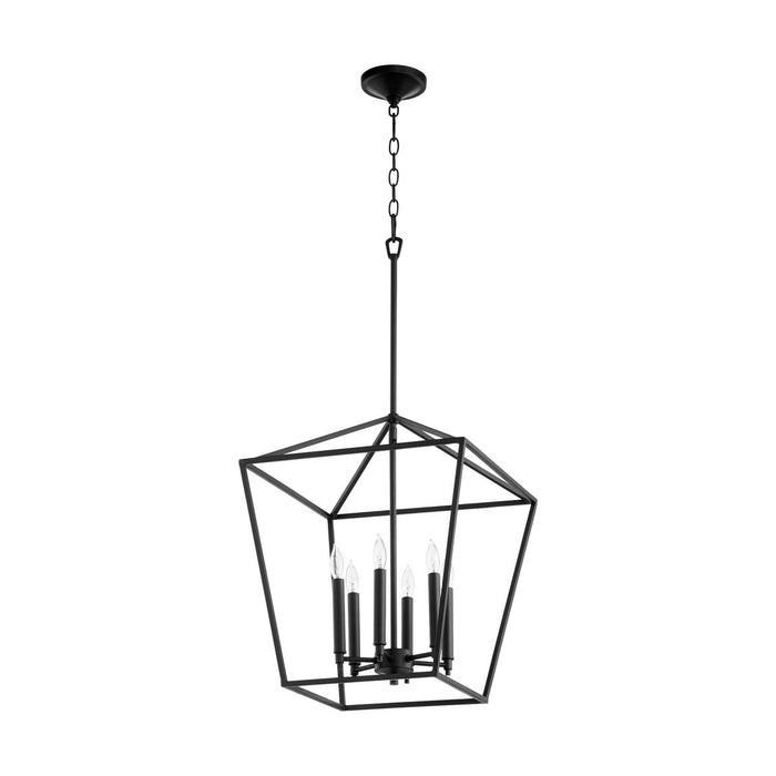 Gabriel 6 Light Black Pendant