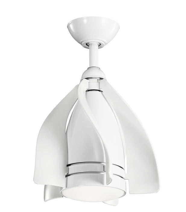 Myhouse Lighting Kichler - 300230WH - 15"Ceiling Fan - Terna - White