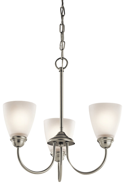 Myhouse Lighting Kichler - 43637NI - Three Light Mini Chandelier - Jolie - Brushed Nickel