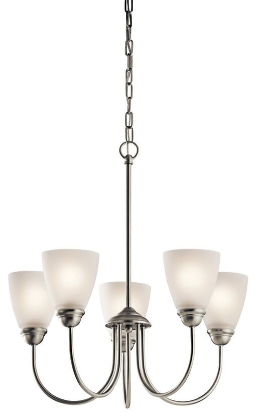 Myhouse Lighting Kichler - 43638NI - Five Light Chandelier - Jolie - Brushed Nickel