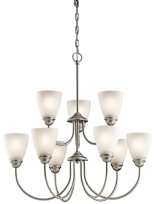 Myhouse Lighting Kichler - 43639NI - Nine Light Chandelier - Jolie - Brushed Nickel