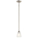 Myhouse Lighting Kichler - 43640NI - One Light Mini Pendant - Jolie - Brushed Nickel
