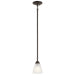 Myhouse Lighting Kichler - 43640OZ - One Light Mini Pendant - Jolie - Olde Bronze