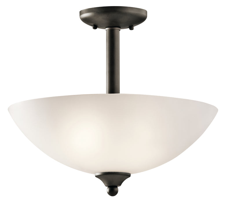 Myhouse Lighting Kichler - 43641OZ - Two Light Pendant/Semi Flush Mount - Jolie - Olde Bronze