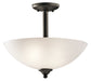 Myhouse Lighting Kichler - 43641OZ - Two Light Pendant/Semi Flush Mount - Jolie - Olde Bronze