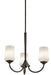 Myhouse Lighting Kichler - 43664OZ - Three Light Chandelier - Aubrey - Olde Bronze