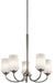 Myhouse Lighting Kichler - 43665NI - Five Light Chandelier - Aubrey - Brushed Nickel