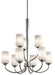 Myhouse Lighting Kichler - 43666NI - Nine Light Chandelier - Aubrey - Brushed Nickel