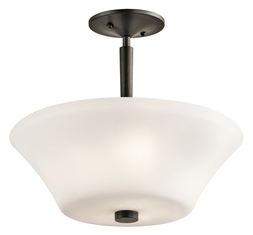 Myhouse Lighting Kichler - 43669OZ - Three Light Semi Flush Mount - Aubrey - Olde Bronze