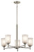 Myhouse Lighting Kichler - 43671NI - Five Light Chandelier - Shailene - Brushed Nickel