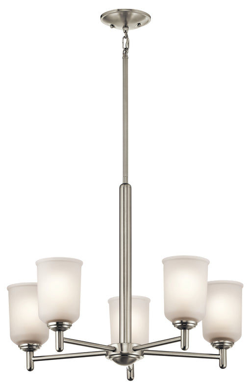 Myhouse Lighting Kichler - 43671NI - Five Light Chandelier - Shailene - Brushed Nickel