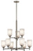 Myhouse Lighting Kichler - 43672NI - Nine Light Chandelier - Shailene - Brushed Nickel