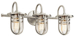 Myhouse Lighting Kichler - 45133NI - Three Light Bath - Caparros - Brushed Nickel