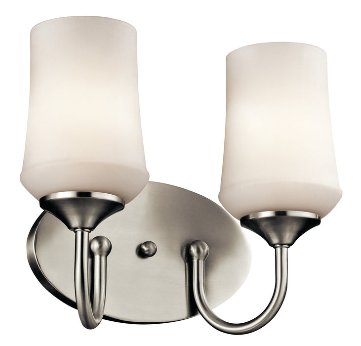 Myhouse Lighting Kichler - 45569NI - Two Light Bath - Aubrey - Brushed Nickel