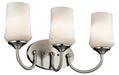 Myhouse Lighting Kichler - 45570NI - Three Light Bath - Aubrey - Brushed Nickel