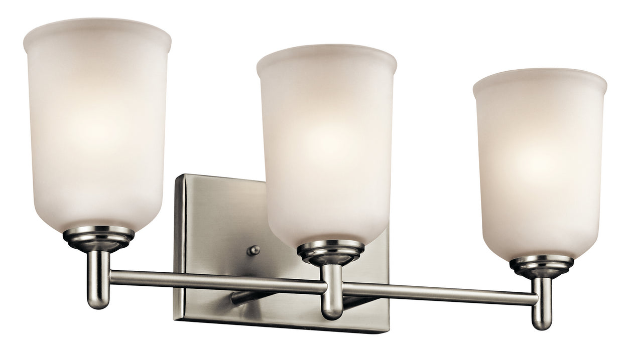 Myhouse Lighting Kichler - 45574NI - Three Light Bath - Shailene - Brushed Nickel