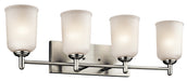 Myhouse Lighting Kichler - 45575NI - Four Light Bath - Shailene - Brushed Nickel