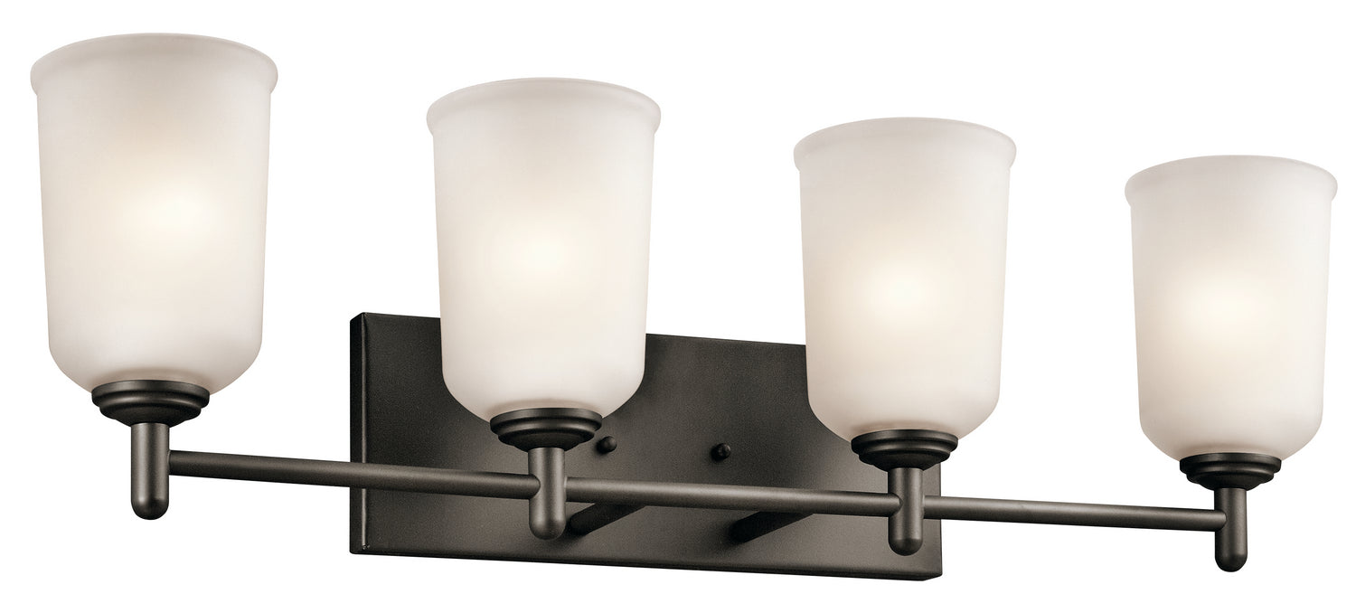 Myhouse Lighting Kichler - 45575OZ - Four Light Bath - Shailene - Olde Bronze