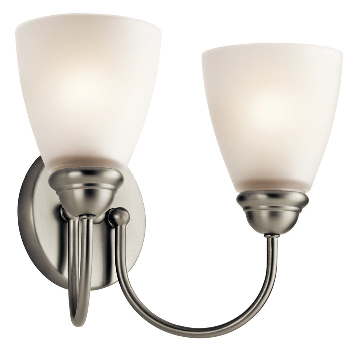 Myhouse Lighting Kichler - 45638NI - Two Light Bath - Jolie - Brushed Nickel