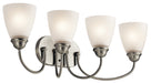 Myhouse Lighting Kichler - 45640NI - Four Light Bath - Jolie - Brushed Nickel