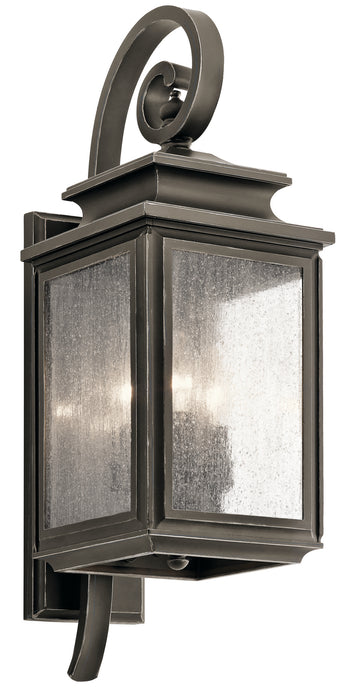 Myhouse Lighting Kichler - 49502OZ - Three Light Outdoor Wall Mount - Wiscombe Park - Olde Bronze