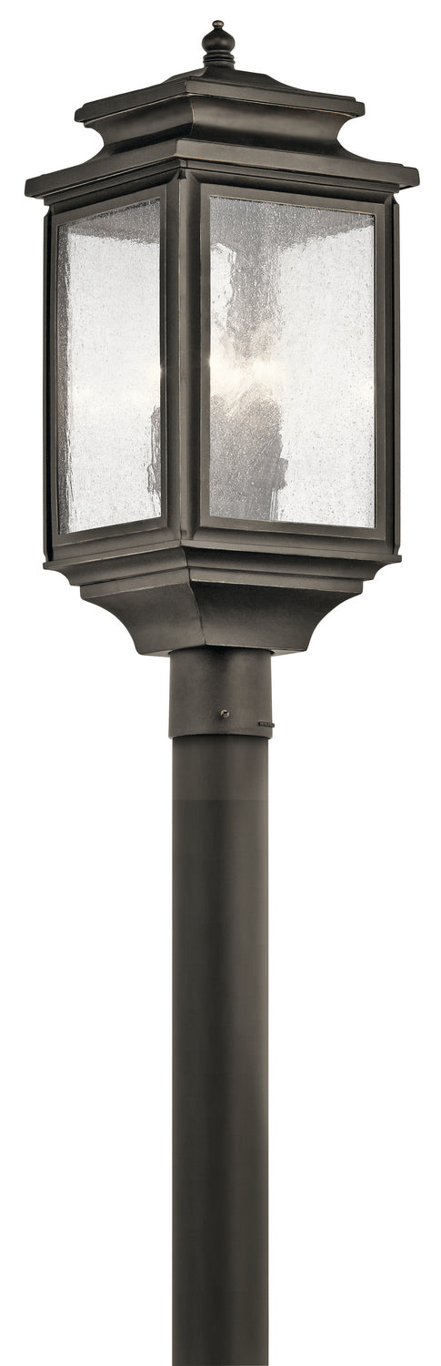 Myhouse Lighting Kichler - 49506OZ - Four Light Outdoor Post Mount - Wiscombe Park - Olde Bronze
