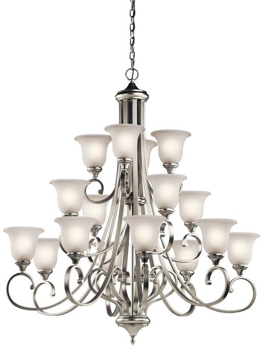 Myhouse Lighting Kichler - 43192NI - 16 Light Chandelier - Monroe - Brushed Nickel