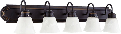 Myhouse Lighting Quorum - 5094-5-195 - Five Light Vanity - 5094 Vanities - Old World