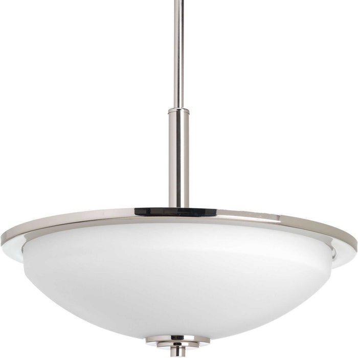 Myhouse Lighting Progress Lighting - P3450-104 - Three Light inverted pendant - Replay - Polished Nickel