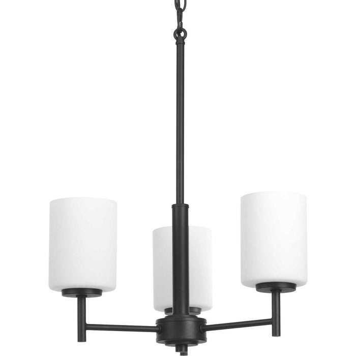 Myhouse Lighting Progress Lighting - P4318-31 - Three Light Chandelier - Replay - Black