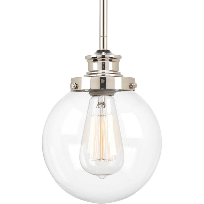 Myhouse Lighting Progress Lighting - P5067-104 - One Light Pendant - Penn - Polished Nickel