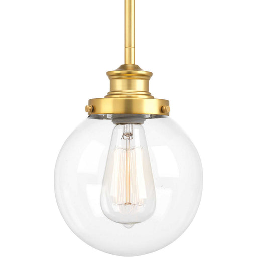 Myhouse Lighting Progress Lighting - P5067-137 - One Light Pendant - Penn - Natural Brass
