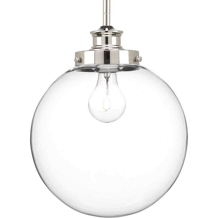 Myhouse Lighting Progress Lighting - P5070-104 - One Light Pendant - Penn - Polished Nickel