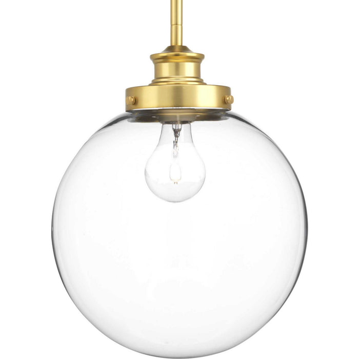 Myhouse Lighting Progress Lighting - P5070-137 - One Light Pendant - Penn - Natural Brass