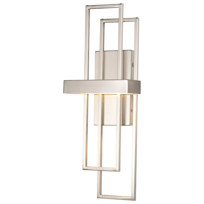 Frame LED Wall Sconce in Brushed Nickel