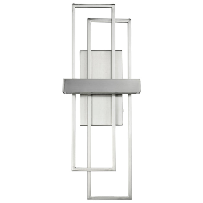 Frame LED Wall Sconce in Brushed Nickel