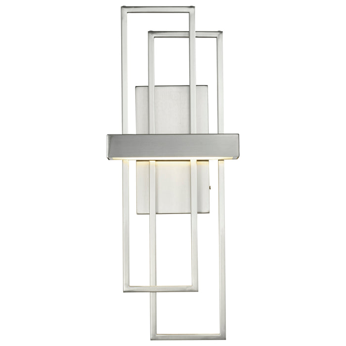 Frame LED Wall Sconce in Brushed Nickel