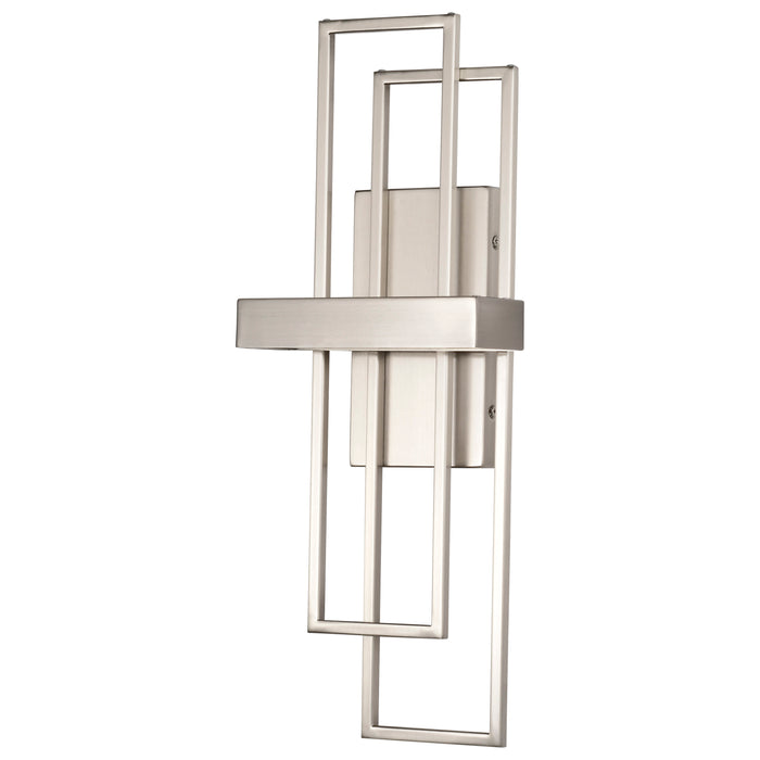 Frame LED Wall Sconce in Brushed Nickel