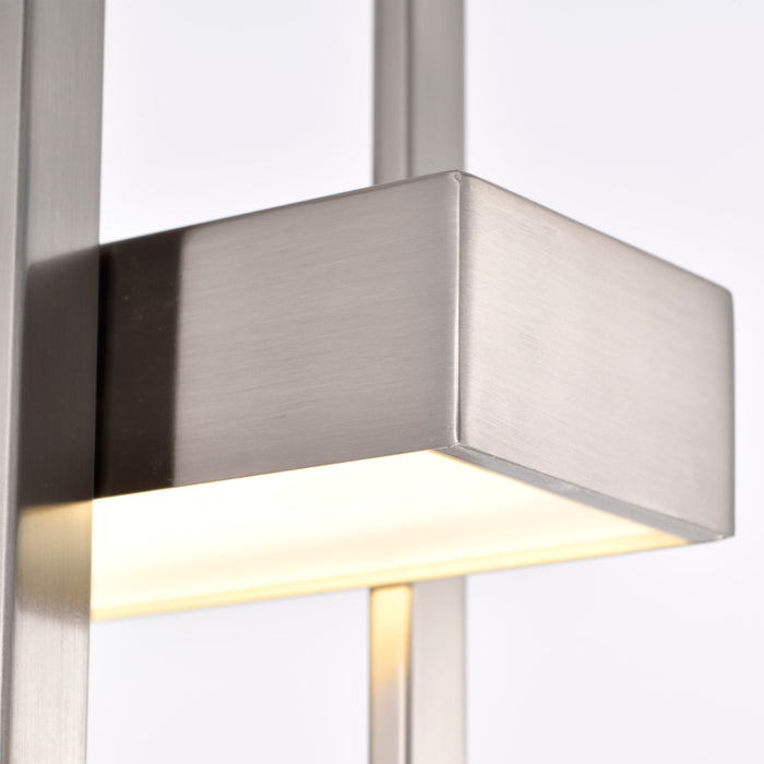 Frame LED Pendant in Brushed Nickel