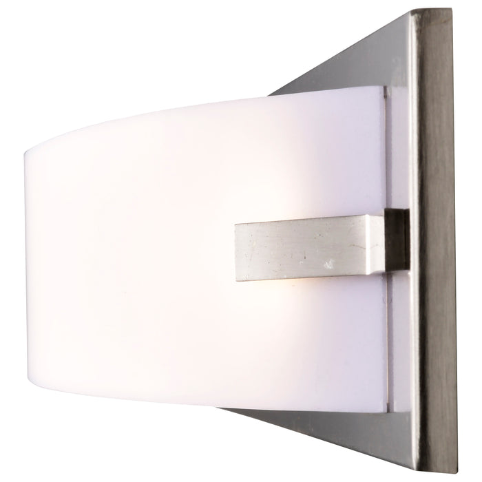 Bow LED Vanity in Brushed Nickel