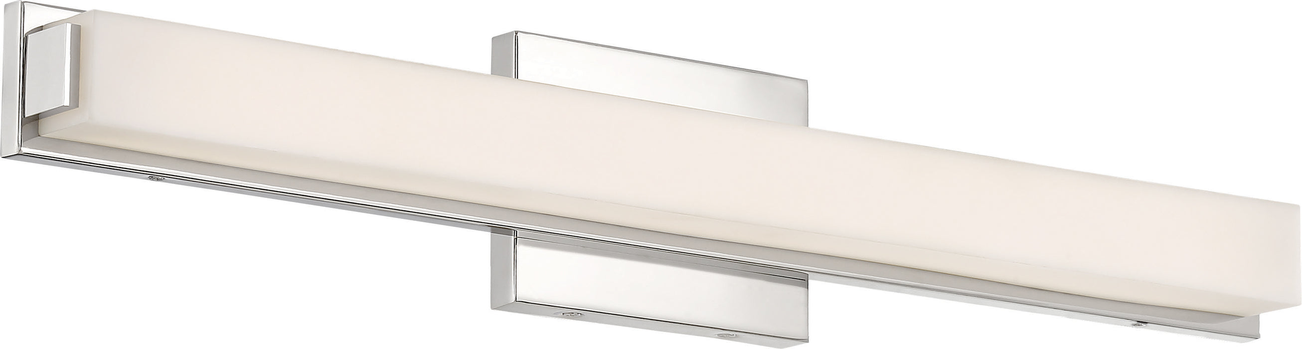 Slick LED Vanity in Polished Nickel