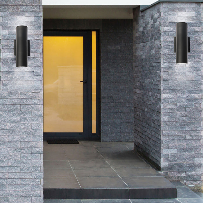 LED Wall Sconce in Black